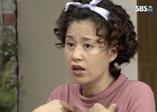 박미선의 유행어가 시작된 장면. SBS 순풍산부인과 화면 캡처.