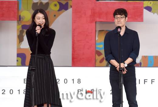 ▲ 김다미·박훈정 감독 '관객과의 대화 설레네요'