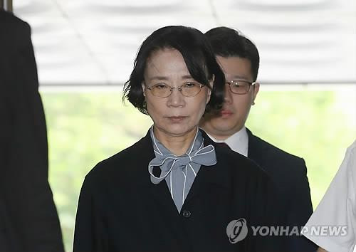 조양호 한진그룹 회장의 아내 이명희씨 [연합뉴스 자료사진]