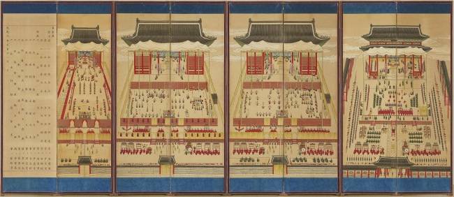 고종임인진연도8폭병풍 [사진제공=아모레퍼시픽미술관]