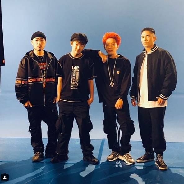 왼쪽부터 오디(ODEE) 오르내림(OLNL) 나플라(Nafla) 윤비(YunB)