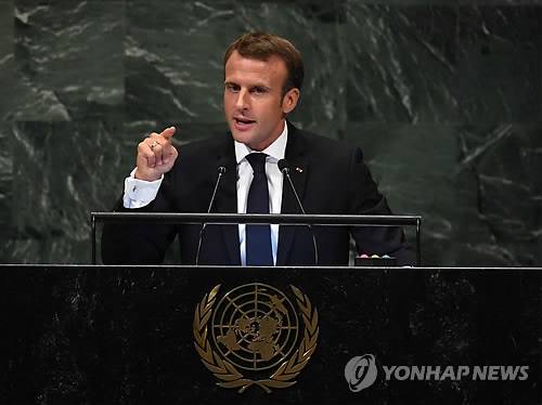 에마뉘엘 마크롱 프랑스 대통령  [AFP=연합뉴스 자료사진]