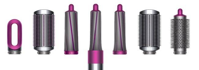 다이슨 에어랩™ 스타일러의 배럴과 브러시 구성 [제공=다이슨]