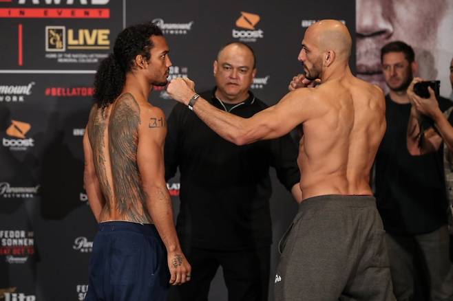 ▲ 벤 헨더슨은 사드 사와드에게 판정승하고 벨라토르 전적 3승 3패를 만들었다. ⓒ벨라토르 MMA 트위터