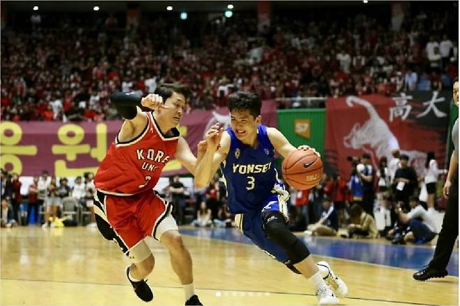 2018 고연전 농구 경기 모습. 사진=연세대 공식 인스타그램