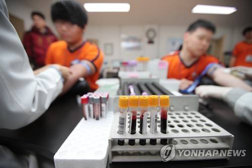 병역판정검사  [연합뉴스 자료사진] (본 사진은 기사 내용과 관계 없음)