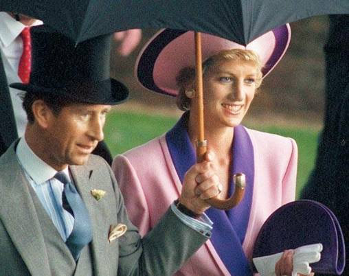 1990년 찰스 왕세자와 생전의 다이애나 왕세자빈 /조선DB