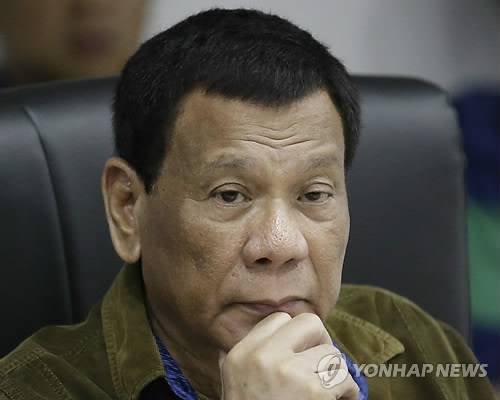 두테르테 필리핀 대통령 [AP=연합뉴스 자료사진]
