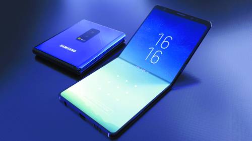 삼성전자 폴더블 스마트폰 예상 이미지. 유튜브 캡처