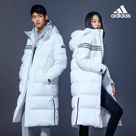 아디다스골프 구스다운 롱패딩 [사진=GS샵]