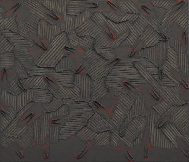 박서보 1993년작 ‘묘법(Ecriture) No.931204’ /사진제공=White Cube