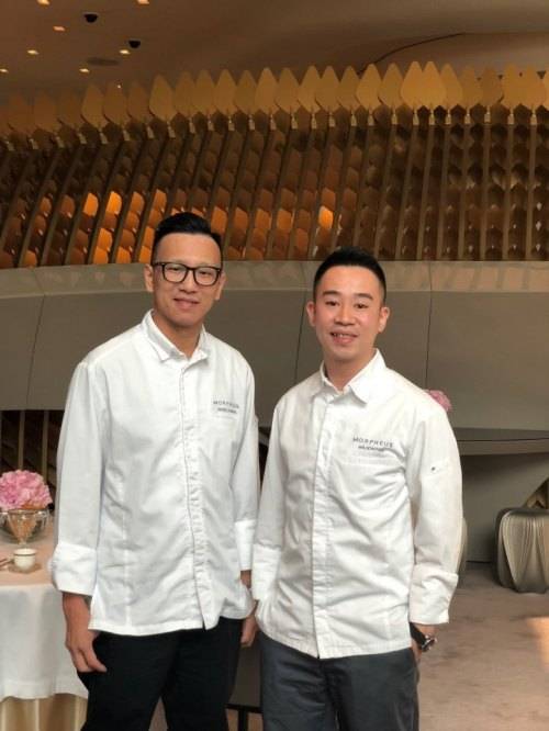 안젤로 웡(Angelo Wand·오른쪽)셰프와 윌슨(Wilson) 셰프