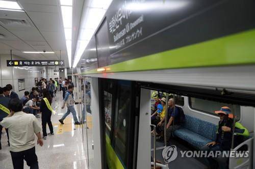 우이신설선 연합뉴스 자료 사진