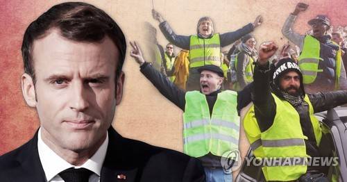 프랑스 정부_노란조끼 시위 촉발한 유류세 인상 철회 (PG) [최자윤 제작] 사진합성·일러스트