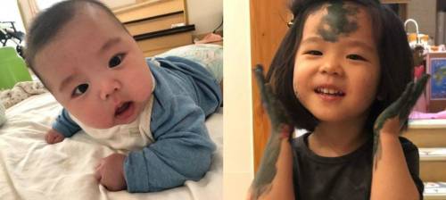 이지성·차유람 부부 첫째(사진 오른쪽), 둘째 아들(" 왼쪽)