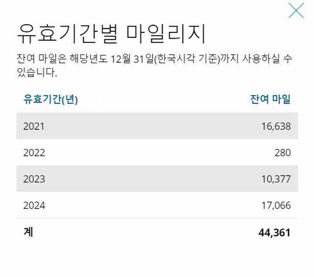 대한항공 홈페이지 캡처