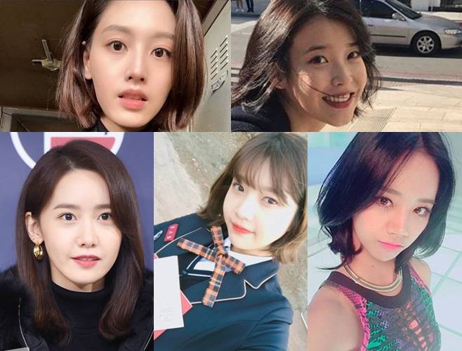 단발머리를 찰떡같이 소화시키는 스타들