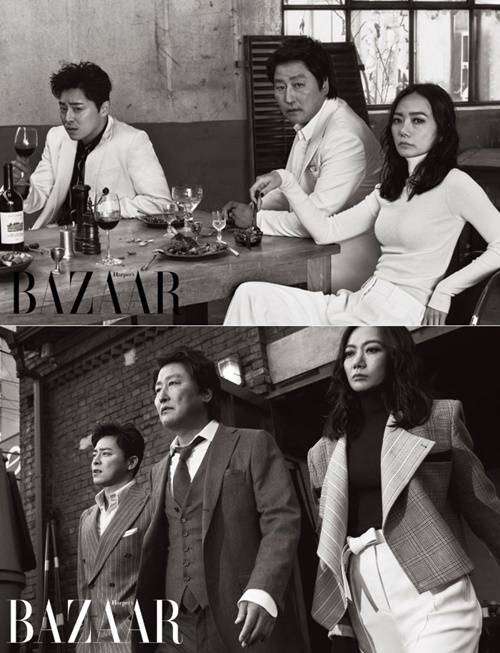 ‘마약왕’ 송강호 배두나 조정석 사진=바자
