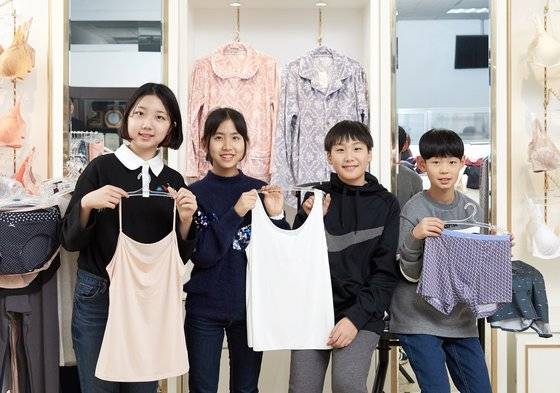 노윤서·이지윤·김동률·최찬이(왼쪽부터) 학생기자.
