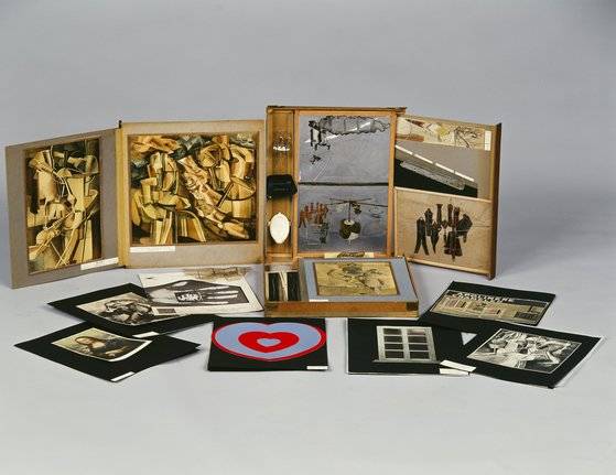 마르쉘 뒤샹 '여행가방 속 상자'(1941년 에디션). 국립현대미술관 소장. [사진 국립현대미술관]