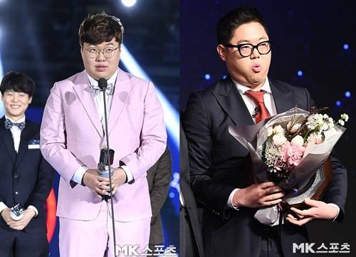 봉준과 감스트가  ‘2018 아프리카TV 페스티벌 BJ어워드’ 대상 3관왕에 올랐다. 사진=옥영화, 천정환 기자