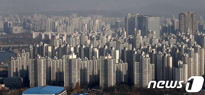 서울 송파구 일대 아파트단지 모습. 2018.12.17/뉴스1 © News1 이승배 기자