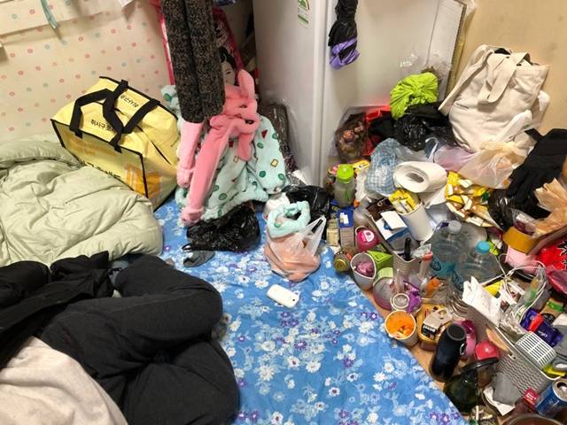 2018년 12월17일과 23일에 만난 별이씨가 거주하는 쪽방 모습