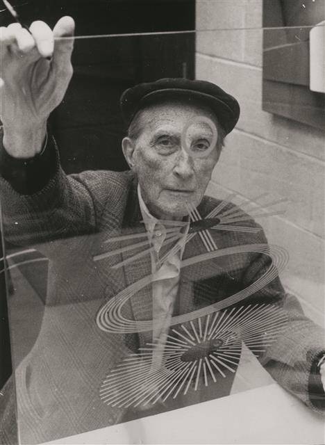 1966년 당시 뒤샹의 모습.국립현대미술관 제공