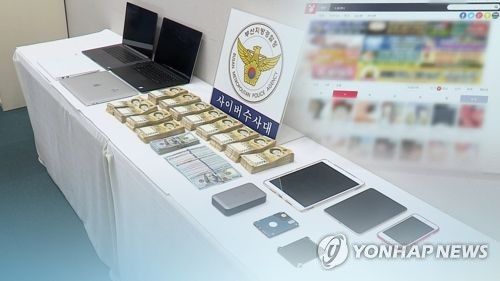 웹툰 9만편 불법유통 '밤토끼' 적발…2천억 피해(CG) [연합뉴스TV 제공]