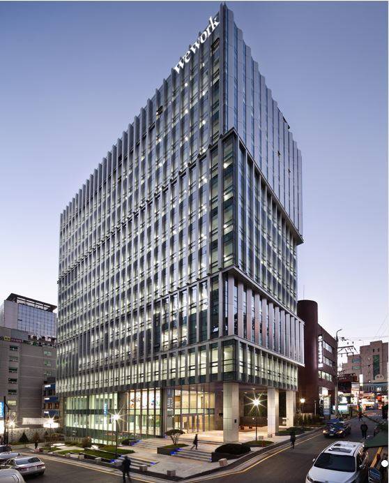 위워크 강남역 2호점이 들어설 KG타워. /사진=위워크