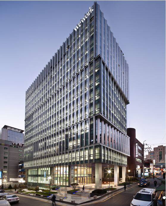 오늘 4월 위워크 강남역 2호점이 들어설 KG타워 전경 /사진제공=위워크