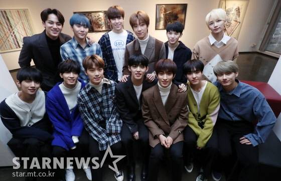 크기변환_(왼쪽 위부터 시계방향) 세븐틴 멤버 민규, 승관, 버논, 디에잇, 우지, 정한, 준, 호시, 도겸, 에스쿱스, 디노, 원우, 조슈아 /사진=김휘선 기자