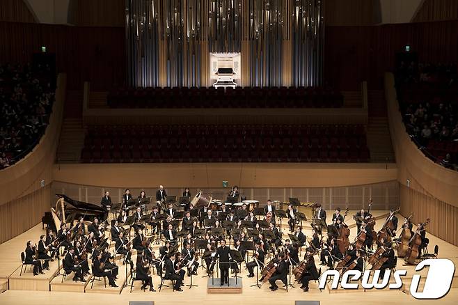 국내 유일의 통일신년음악회인 '2019 하나콘서트' 공연 장면 2019.1.18/뉴스1