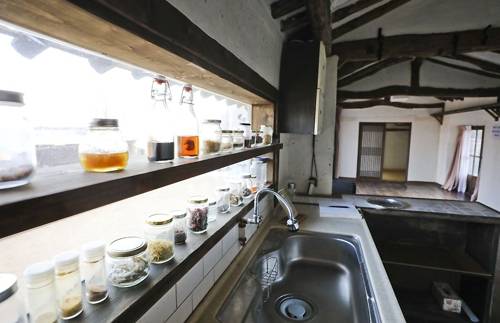 영화 주인공이 요리를 하던 주방 [사진/성연재 기자]