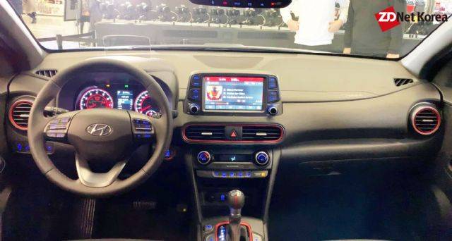 코나 아이언맨 에디션 내부 (사진=지디넷코리아)