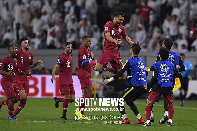 ▲ UAE를 꺾고 결승에 진출한 카타르