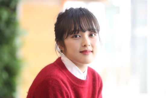 환하게 웃고 있는 김보라. 뉴시스