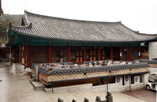 2002년 1월 김영택 화백이 화실을 차리고 1년여 기거했던 통도사 법사실.
