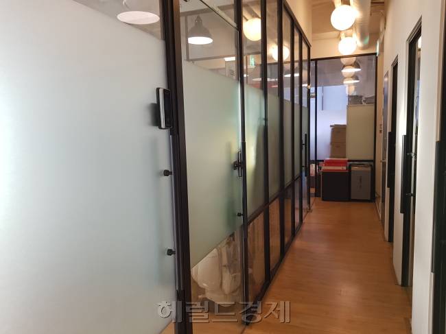 교대역 인근의 한 공유형 사무실. [사진=헤럴드경제]