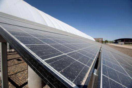 ▲ 미국에 설치된 태양광패널