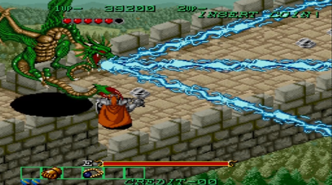 (1편 보스 포이즌 드래곤. 상당히 비참한 최후를 맞이하게 되는 드래곤이다..)