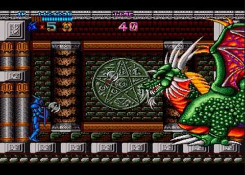 (상당한 덩치를 자랑하는 드래곤 보스)