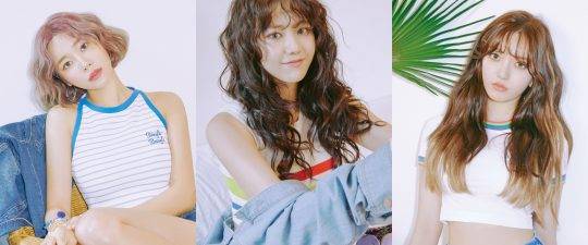 AOA 유나, 혜정, 찬미 / 사진제공=FNC엔터테인먼트