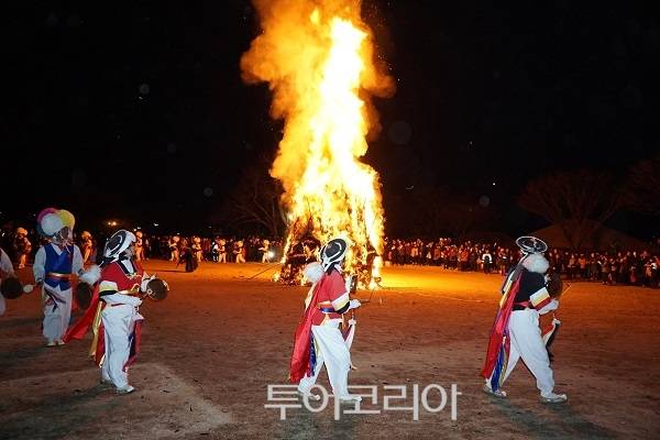▲ 낙안읍성 달집태우기ⓒ순천시