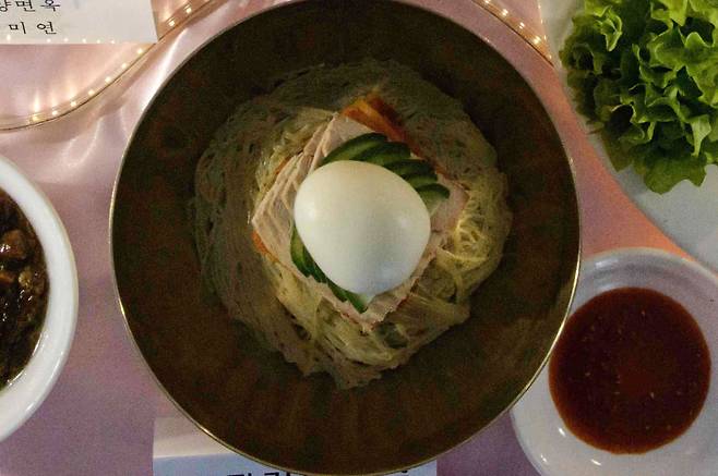 감자가루국수.[AFP=연합뉴스]