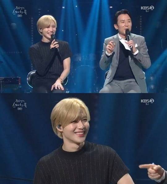 '유희열의 스케치북'에 출연한 태민(사진=방송화면 캡처)