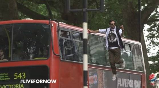 "북한이 2013년 펩시 맥스와 다이나모의 광고를 표절했다"는 의혹도 제기됐다. [트위터 캡처]