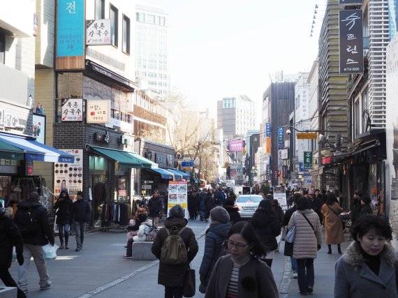 서울시 종로구 인사동 거리 [사진=김홍범 기자]