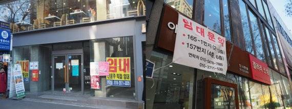 인사동 곳곳에서는 새로운 임차인을 찾는 현수막을 어렵지 않게 찾을 수 있었다 [사진=김홍범 기자]