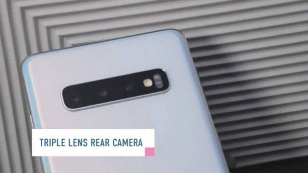 후면 카메라는 갤럭시S10과 S10플러스 모두 1200만화소 망원, 1200만화소 광각, 1600만화소 초광각의 트리플 카메라를 탑재했다.